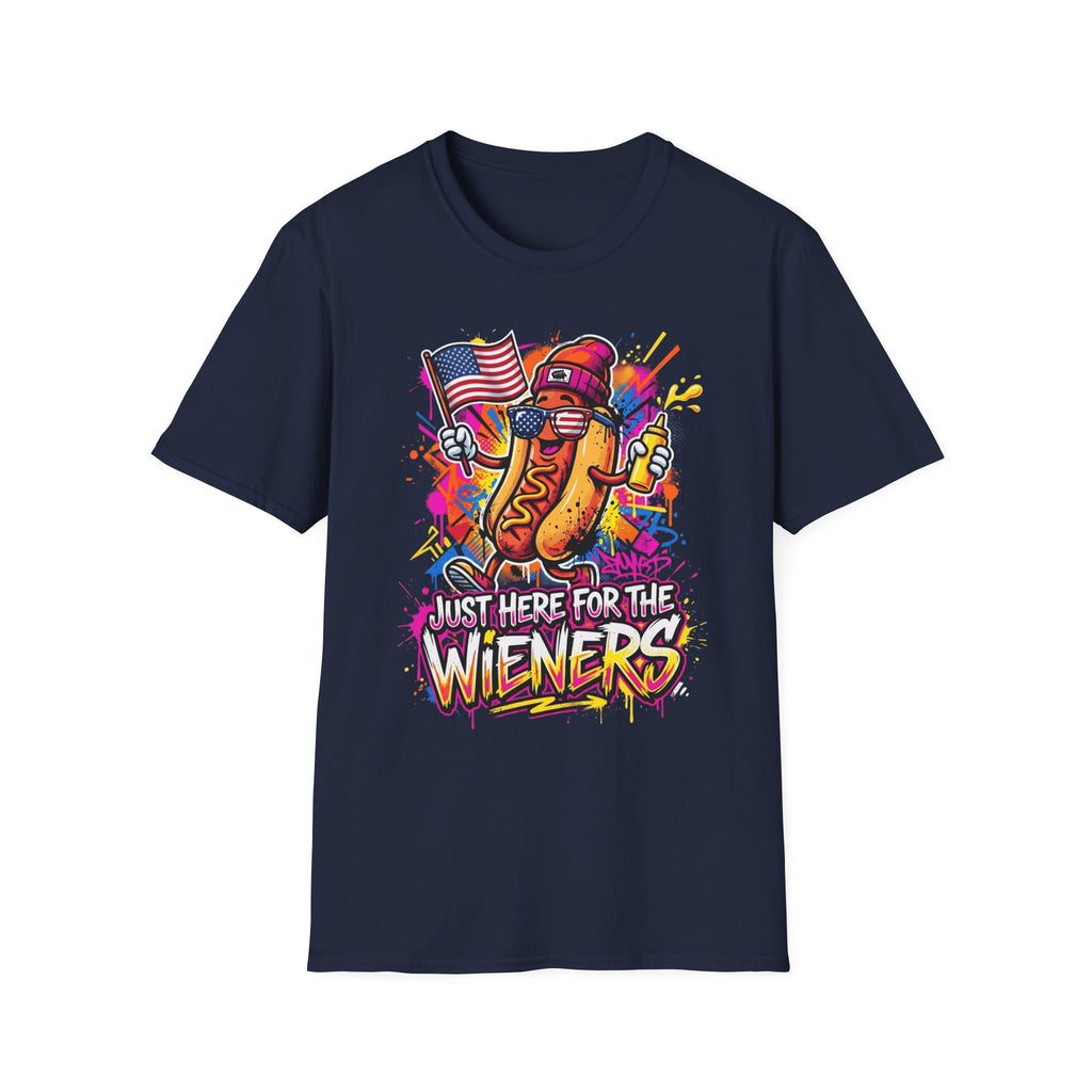 Just Here For The Wieners T-Shirt