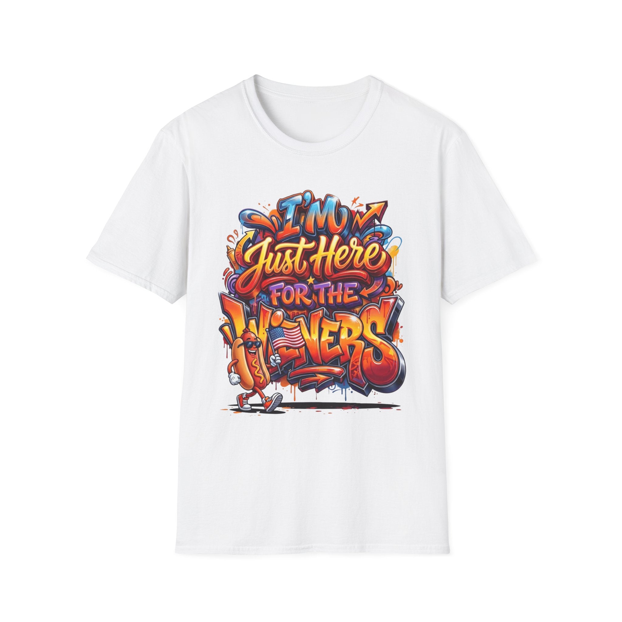 Just Here For The Wieners T-Shirt