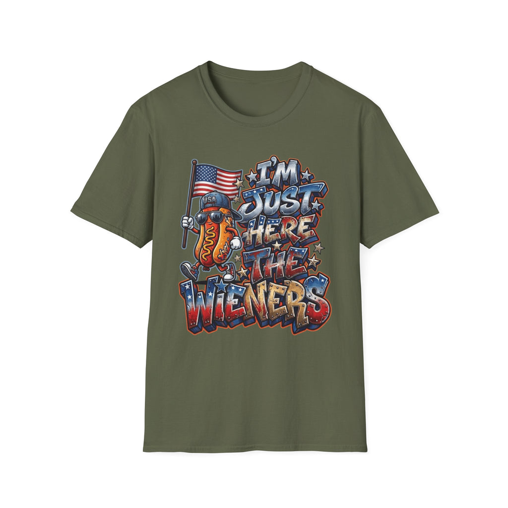 Just Here For The Wieners T-Shirt