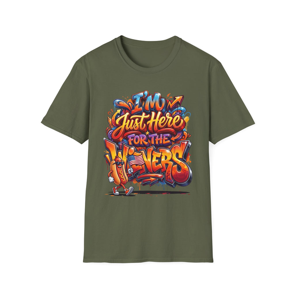 Just Here For The Wieners T-Shirt