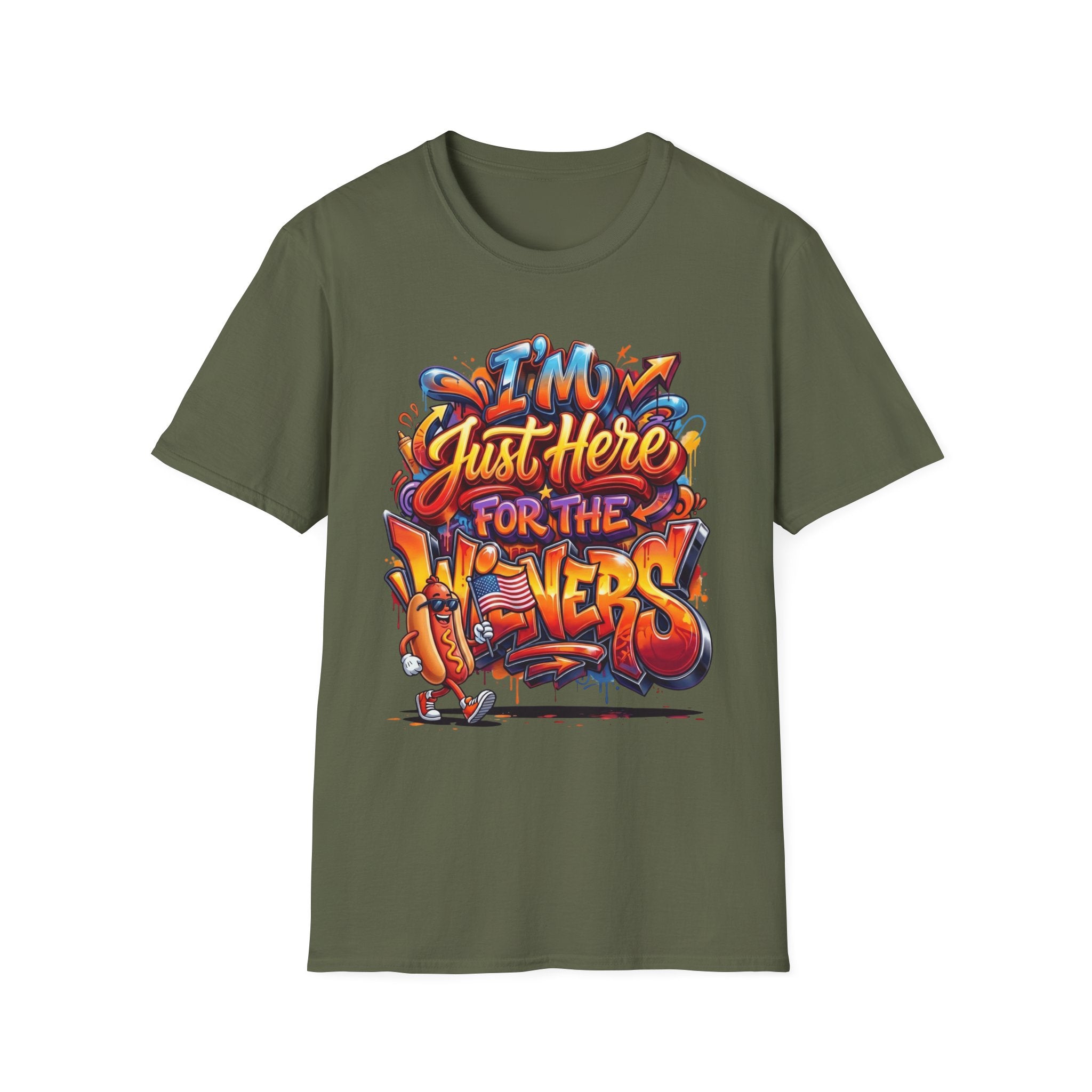 Just Here For The Wieners T-Shirt