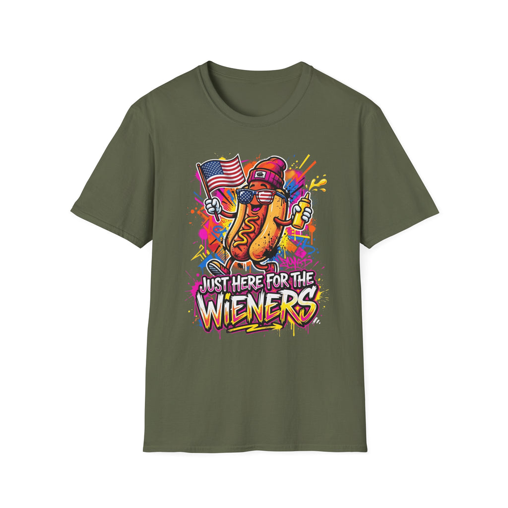 Just Here For The Wieners T-Shirt