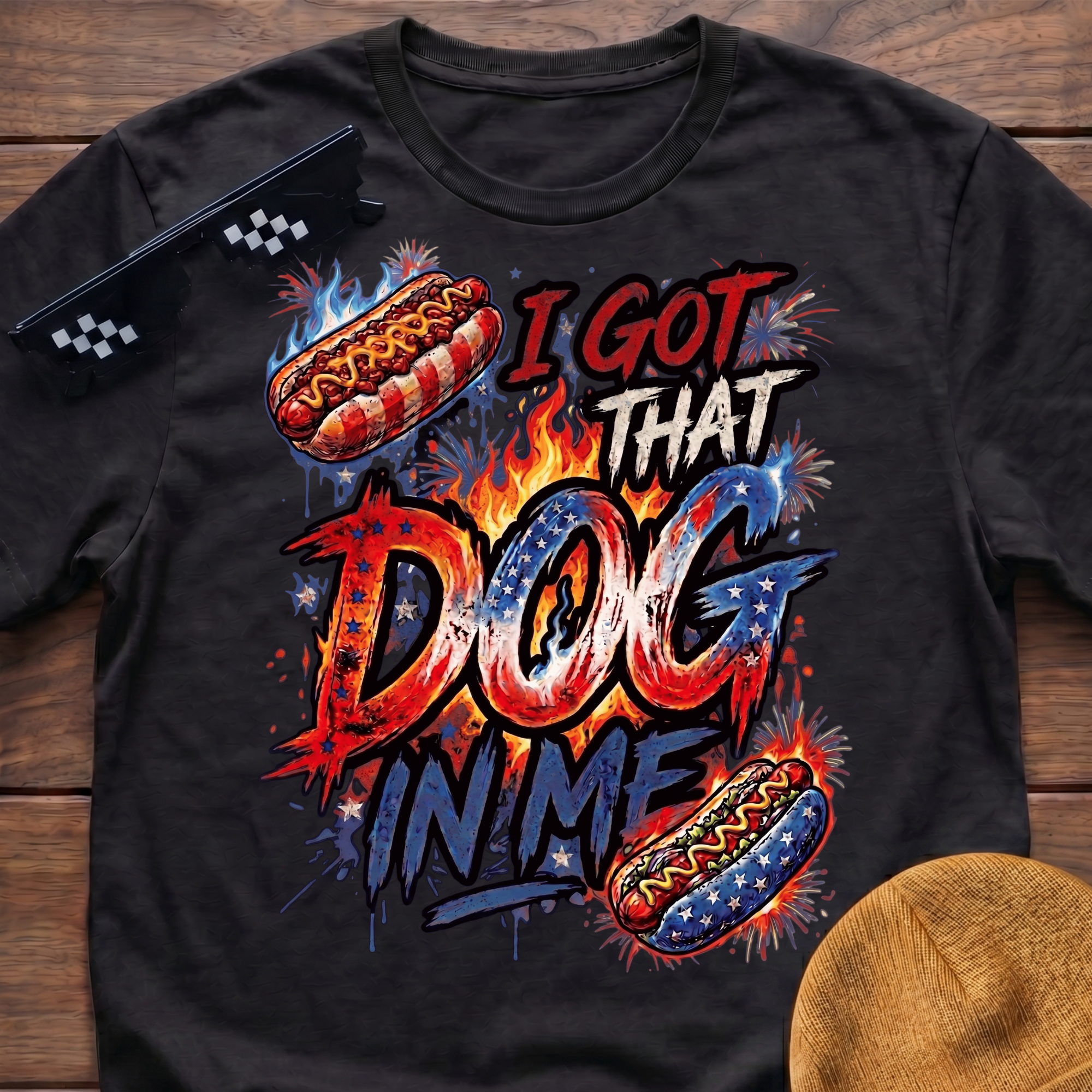 I Got That Dog In Me Funny Hot Dog T-Shirt