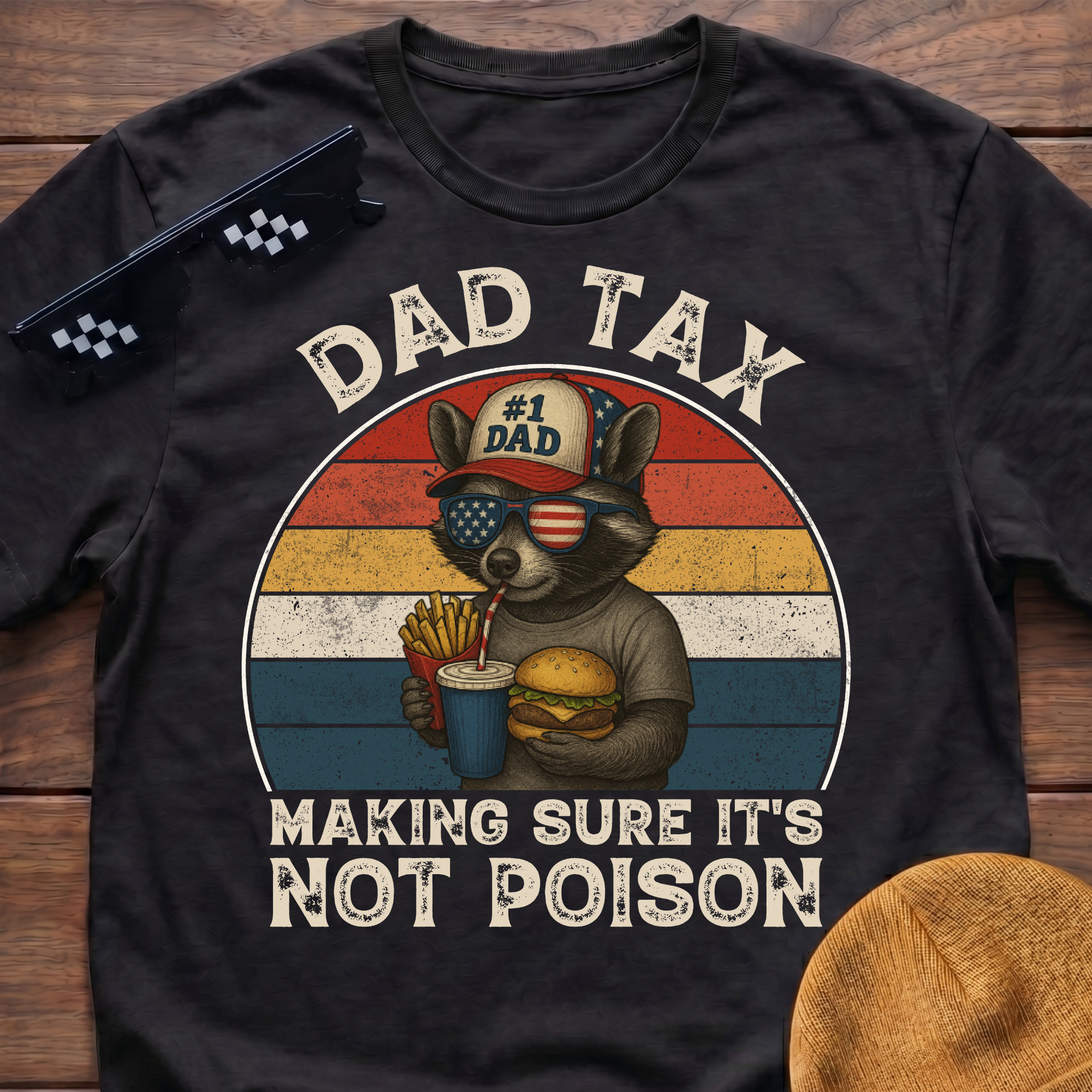Racoon Dad Tax Making Sure It's Not Poison T-Shirt
