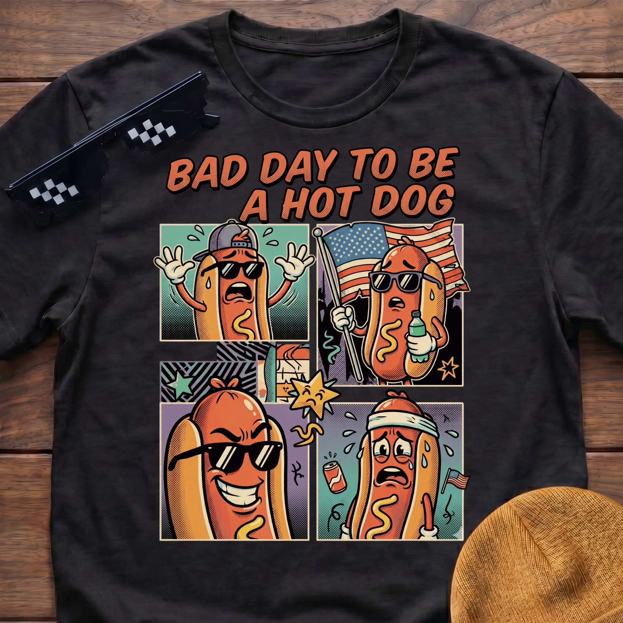 Bad Day To Be A Hot Dog T-Shirt