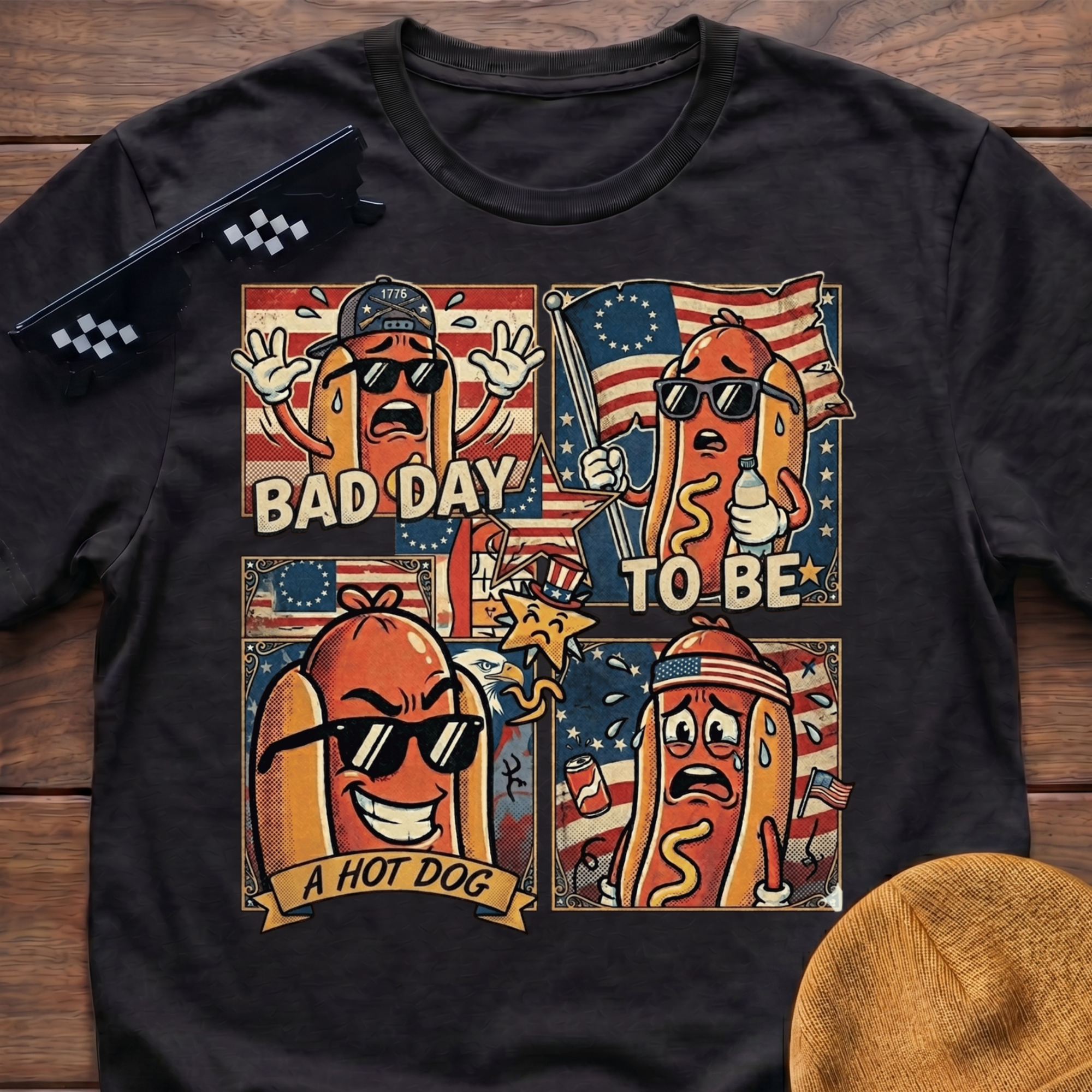 Bad Day To Be A Hot Dog T-Shirt