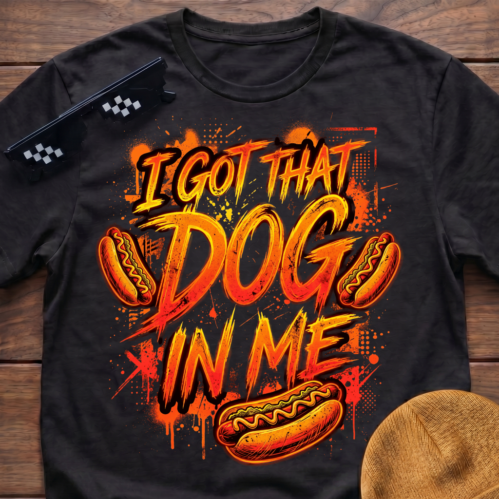 I Got That Dog In Me Funny Hot Dog T-Shirt