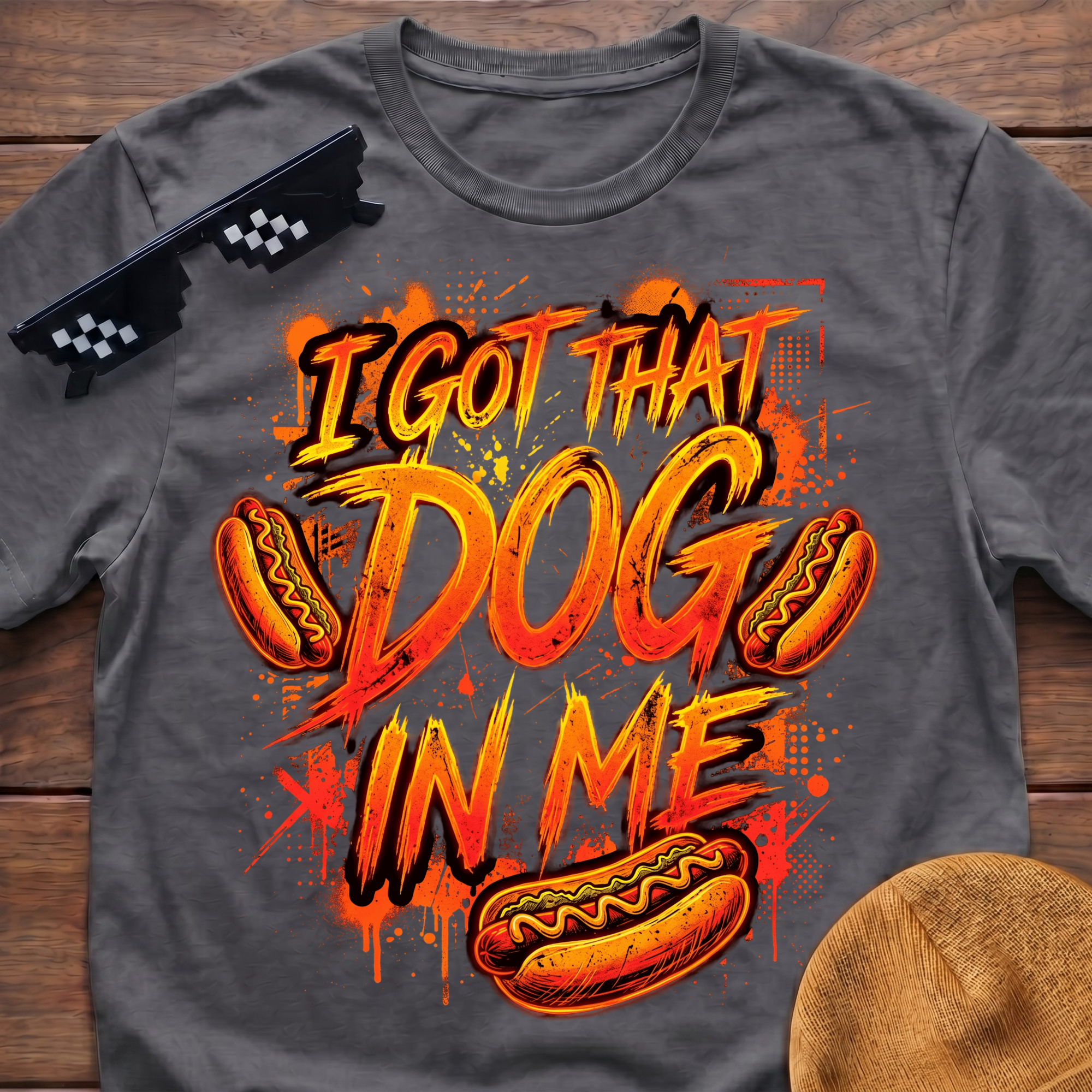 I Got That Dog In Me Funny Hot Dog T-Shirt