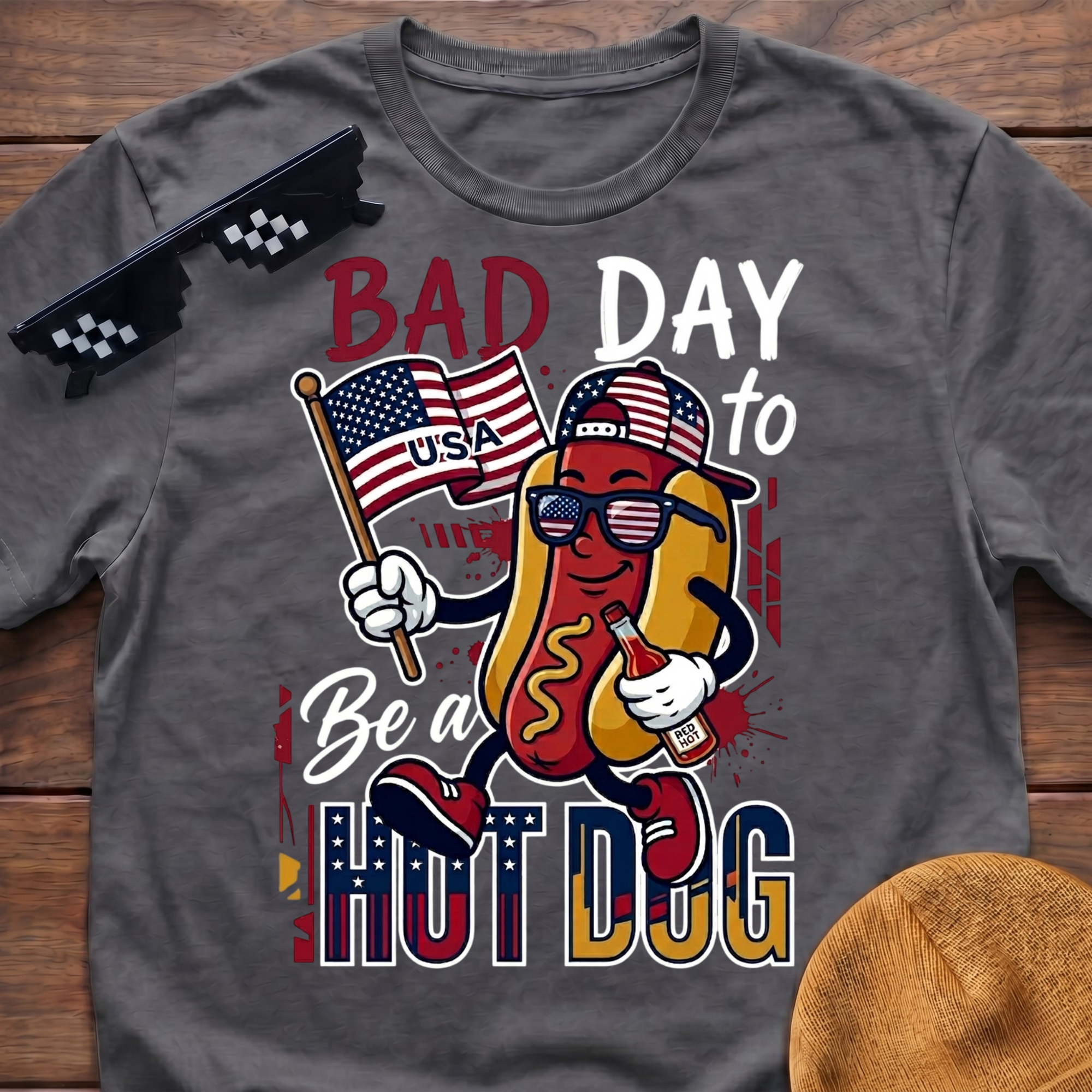 Bad Day To Be A Hot Dog T-Shirt