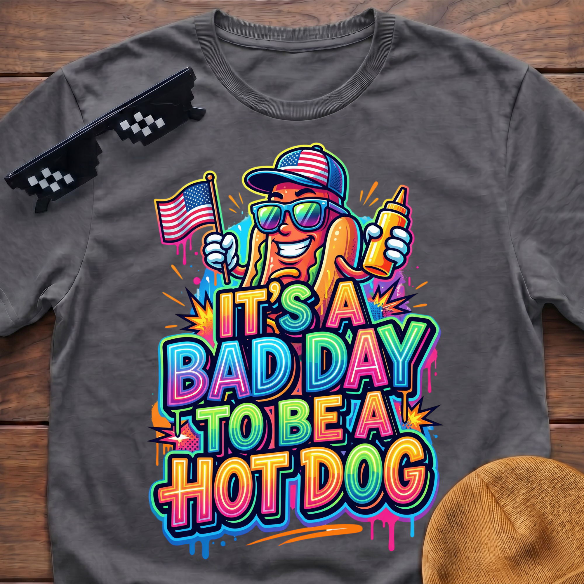 Bad Day To Be A Hot Dog T-Shirt