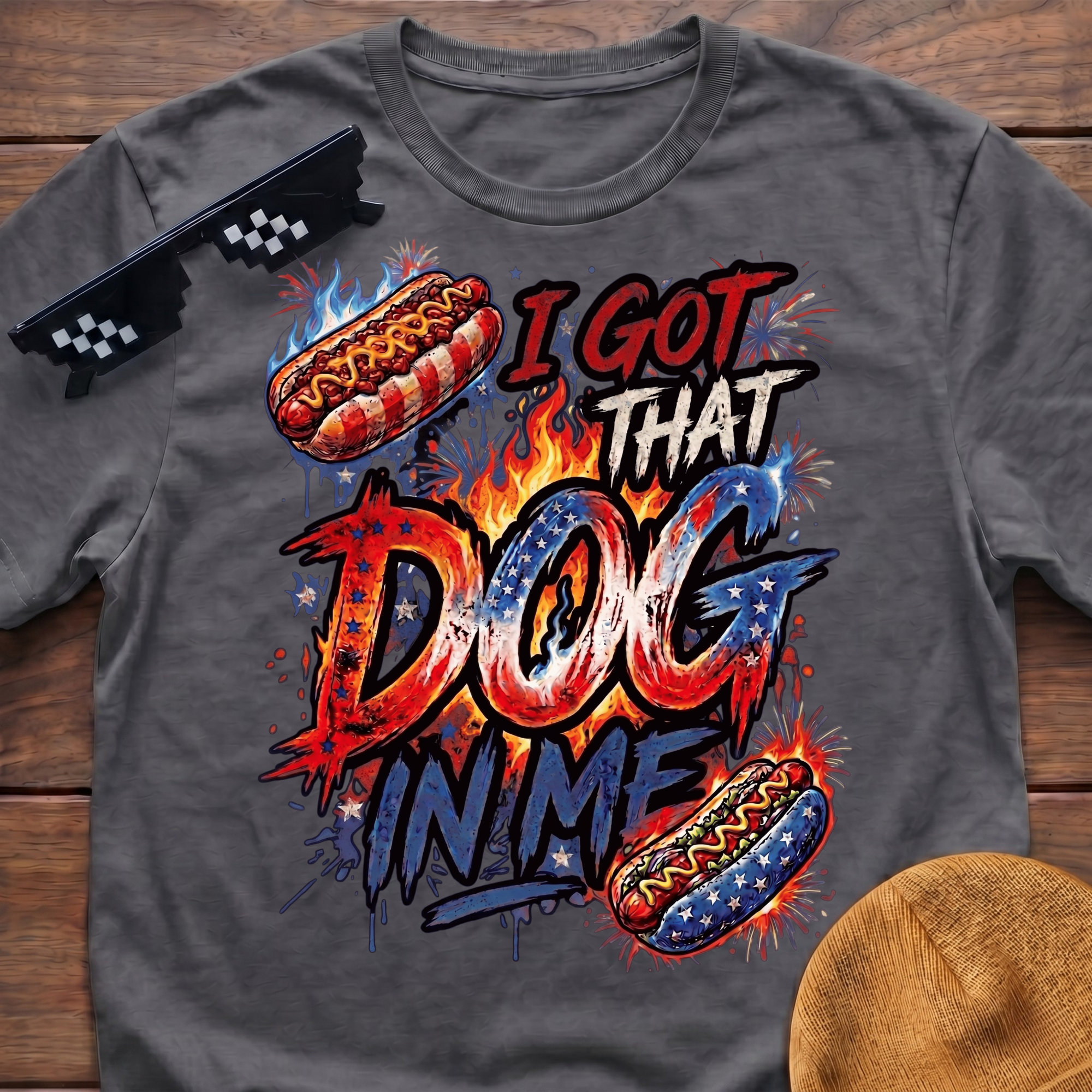 I Got That Dog In Me Funny Hot Dog T-Shirt
