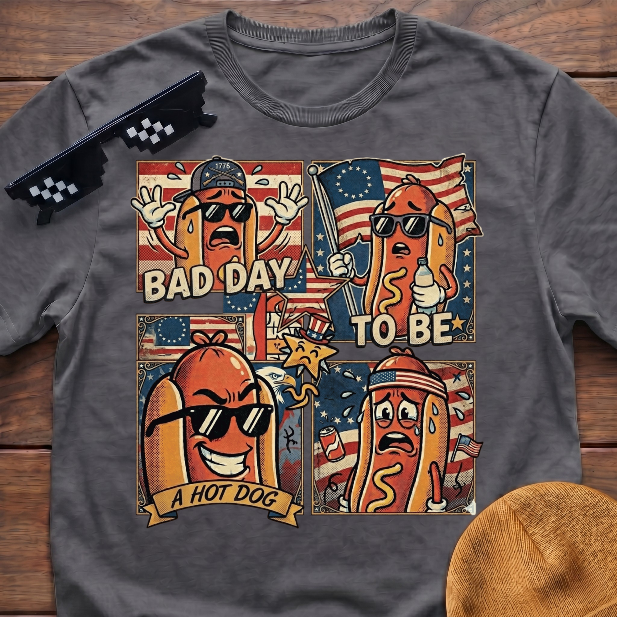 Bad Day To Be A Hot Dog T-Shirt