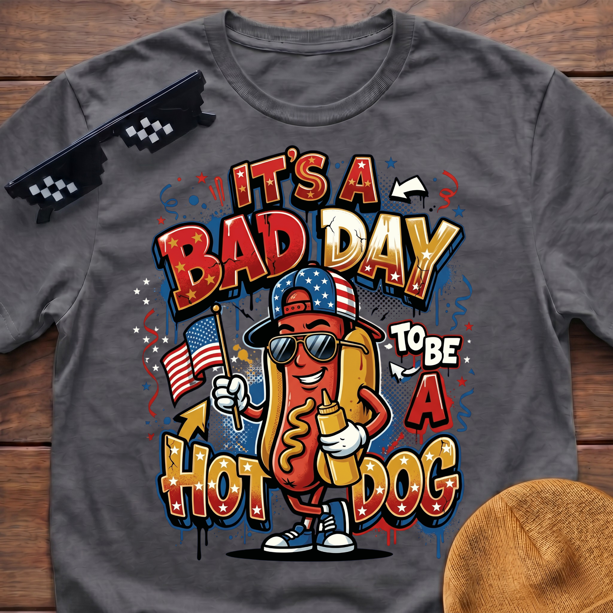 Bad Day To Be A Hot Dog T-Shirt