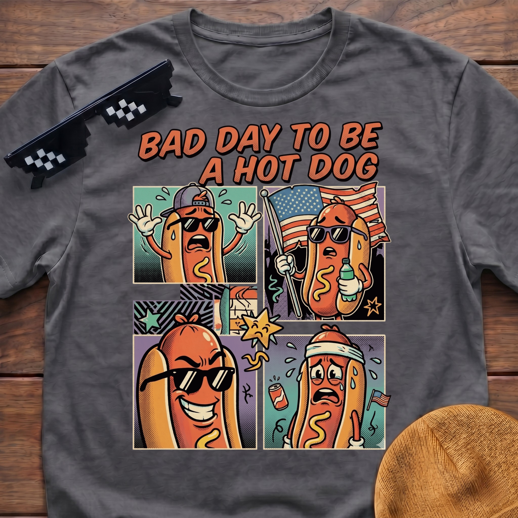 Bad Day To Be A Hot Dog T-Shirt