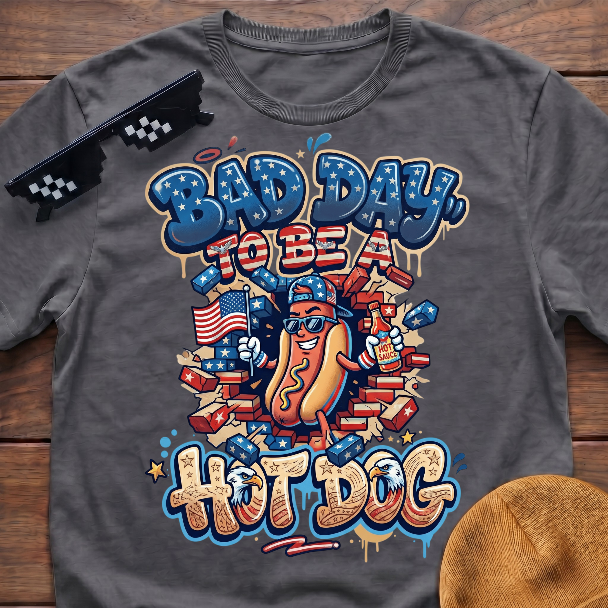 Bad Day To Be A Hot Dog T-Shirt