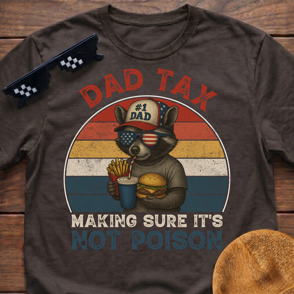 Racoon Dad Tax Making Sure It's Not Poison T-Shirt