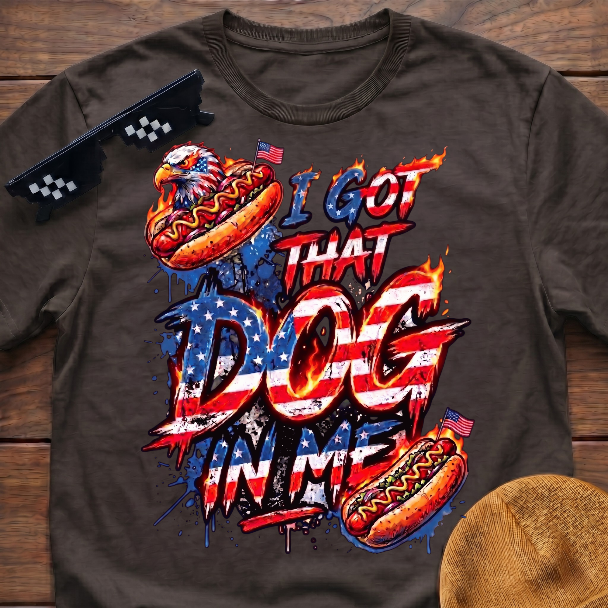 I Got That Dog In Me Funny Hot Dog T-Shirt