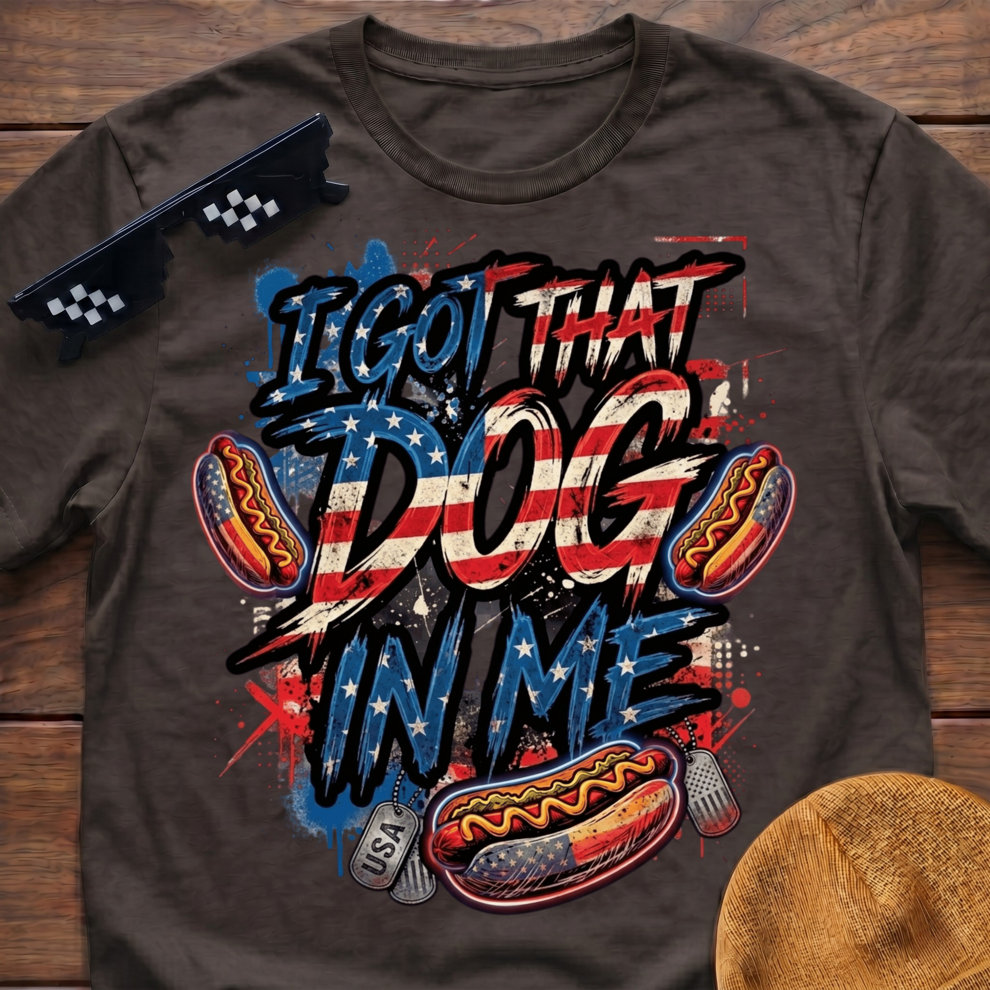 I Got That Dog In Me Funny Hot Dog T-Shirt