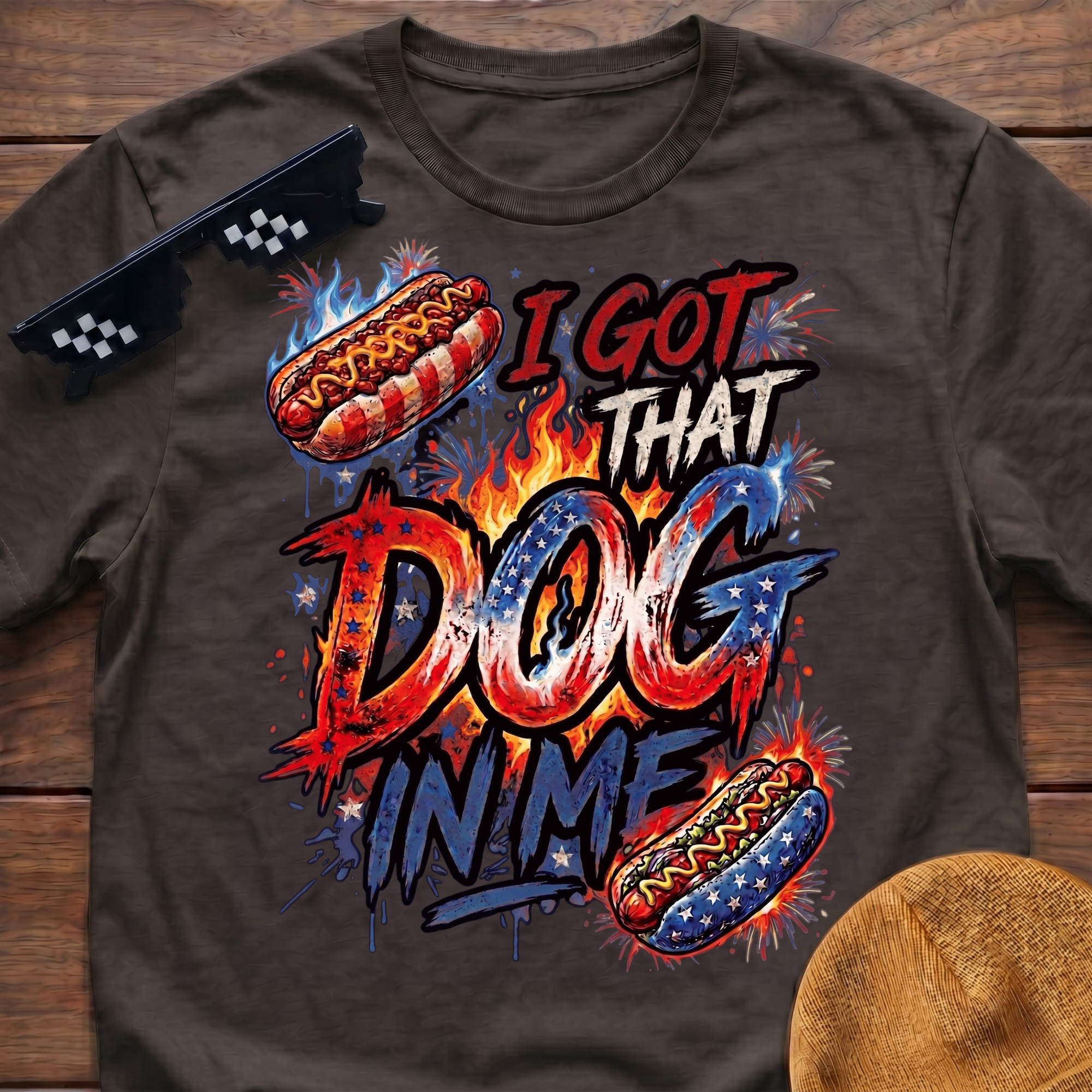 I Got That Dog In Me Funny Hot Dog T-Shirt