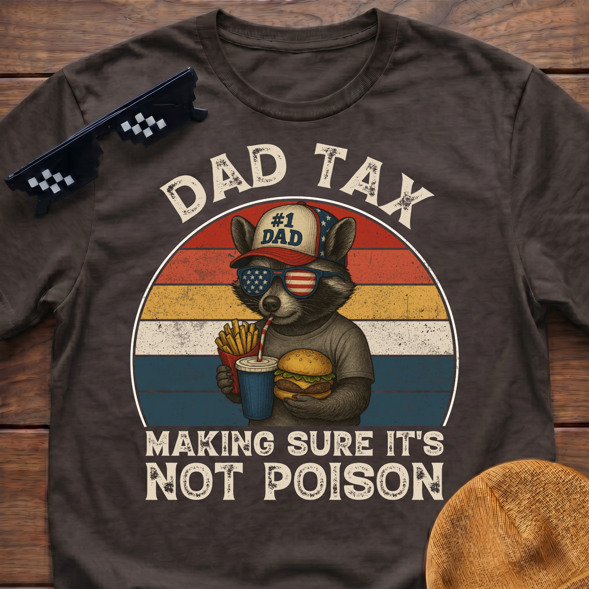Racoon Dad Tax Making Sure It's Not Poison T-Shirt