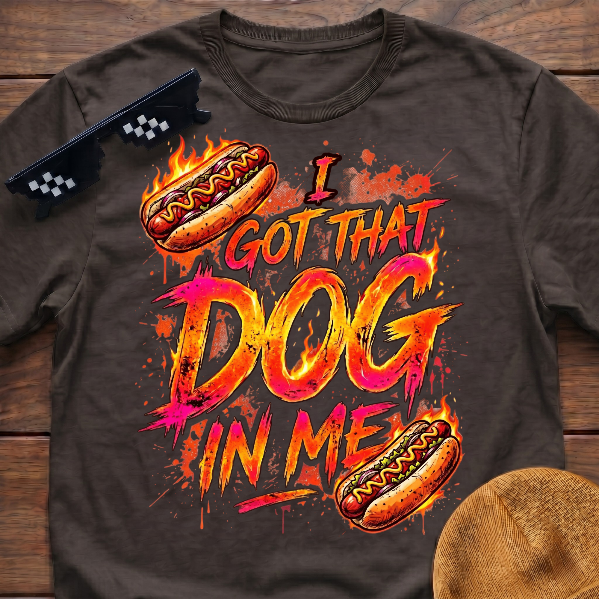 I Got That Dog In Me Funny Hot Dog T-Shirt