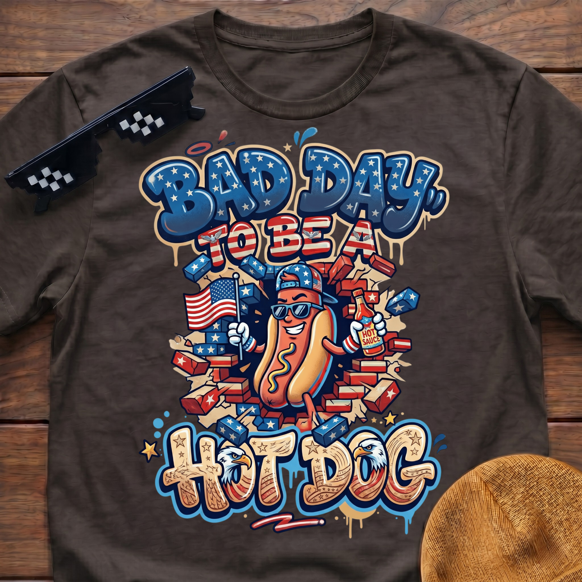 Bad Day To Be A Hot Dog T-Shirt