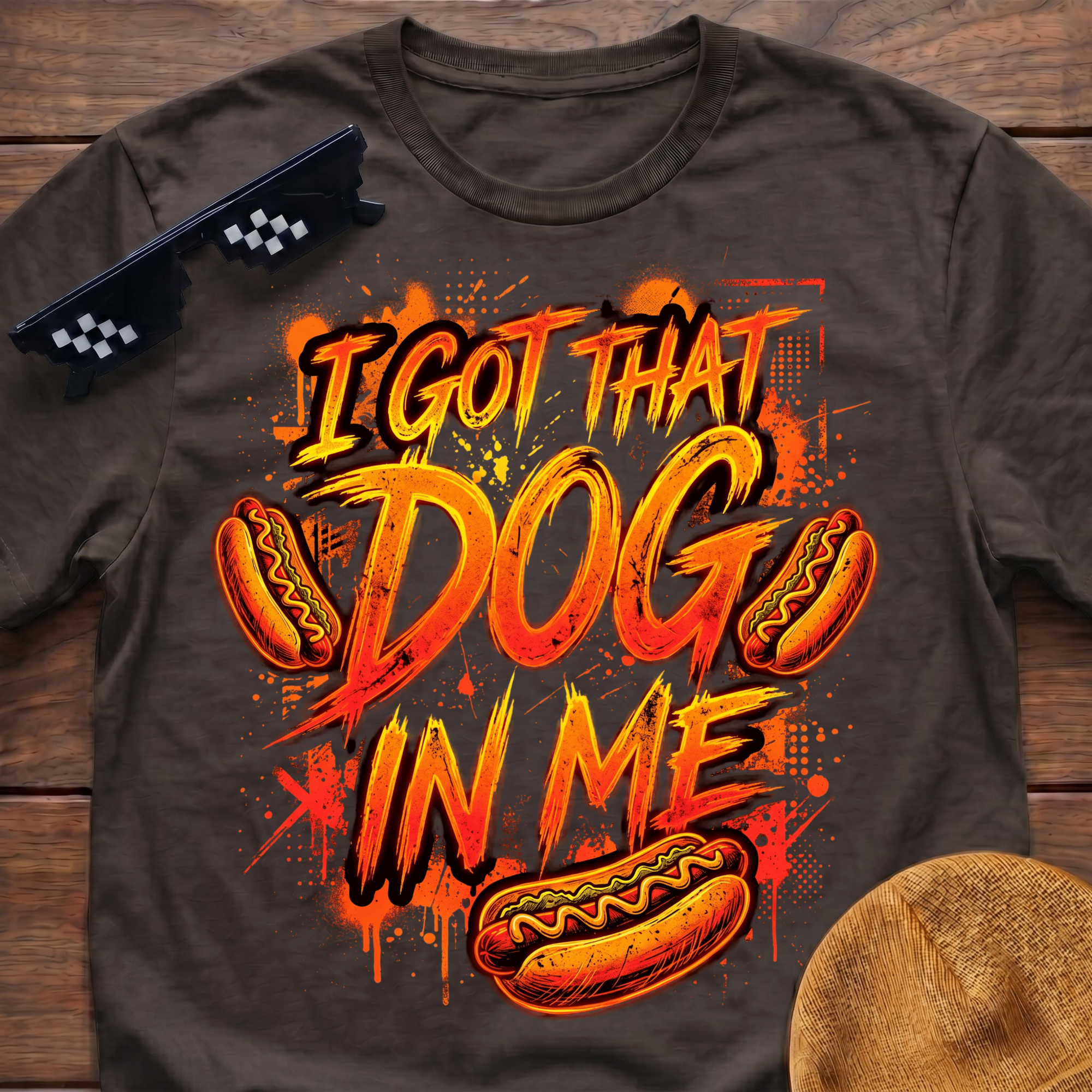 I Got That Dog In Me Funny Hot Dog T-Shirt