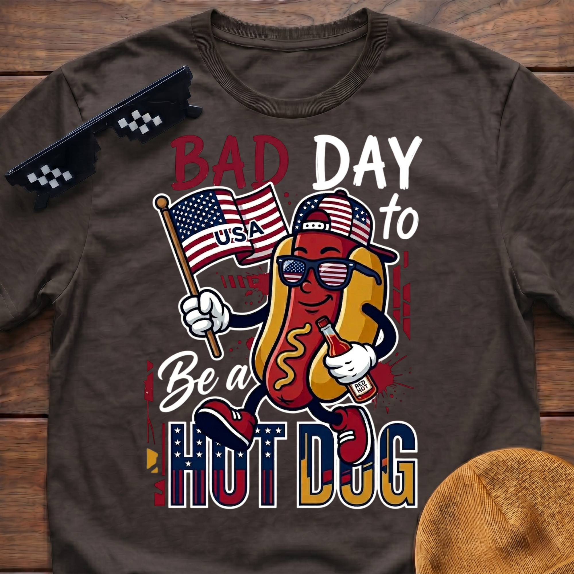 Bad Day To Be A Hot Dog T-Shirt