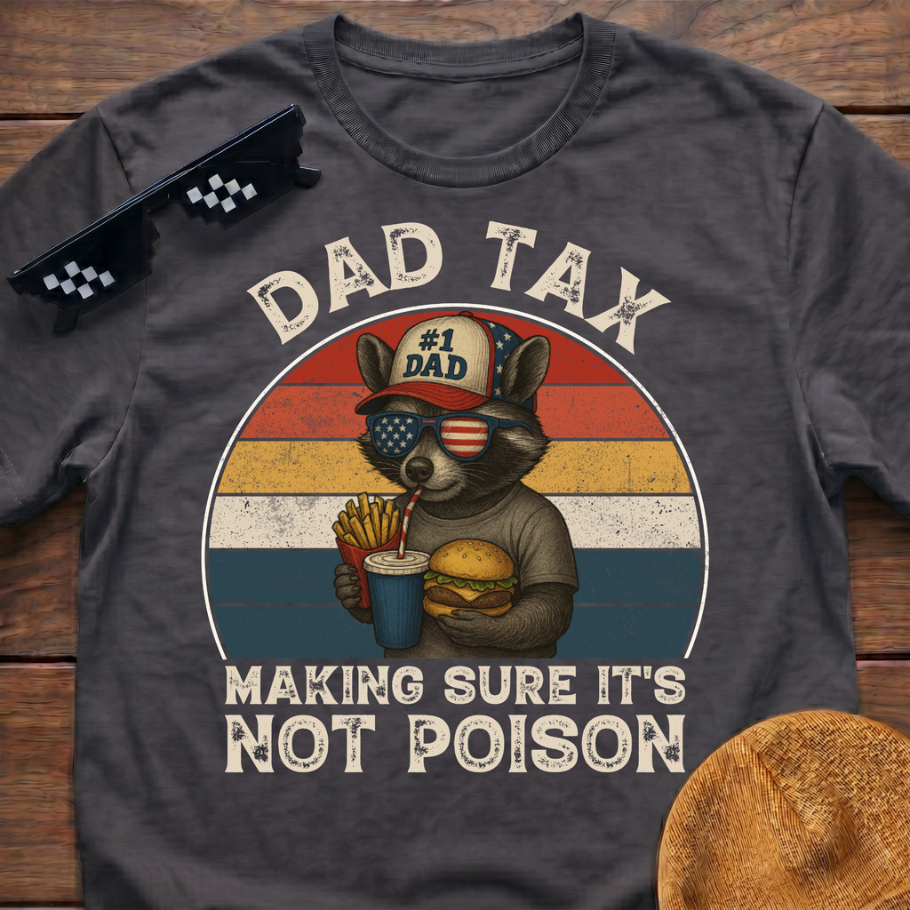 Racoon Dad Tax Making Sure It's Not Poison T-Shirt