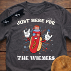 Just Here For The Wieners T-Shirt