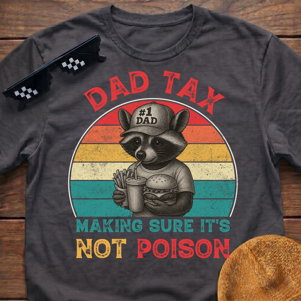 Racoon Dad Tax Making Sure It's Not Poison T-Shirt