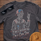 Cool Dad Patriotic Skeleton T-shirt