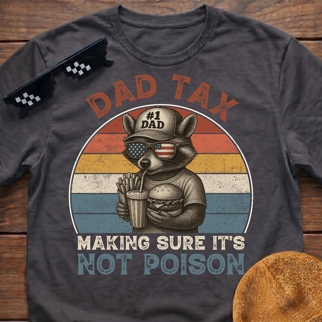 Racoon Dad Tax Making Sure It's Not Poison T-Shirt