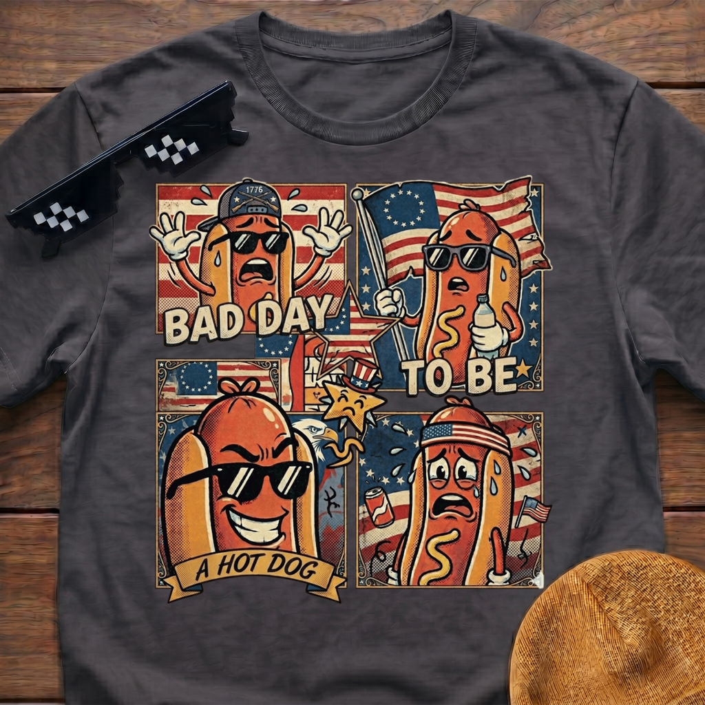 Bad Day To Be A Hot Dog T-Shirt