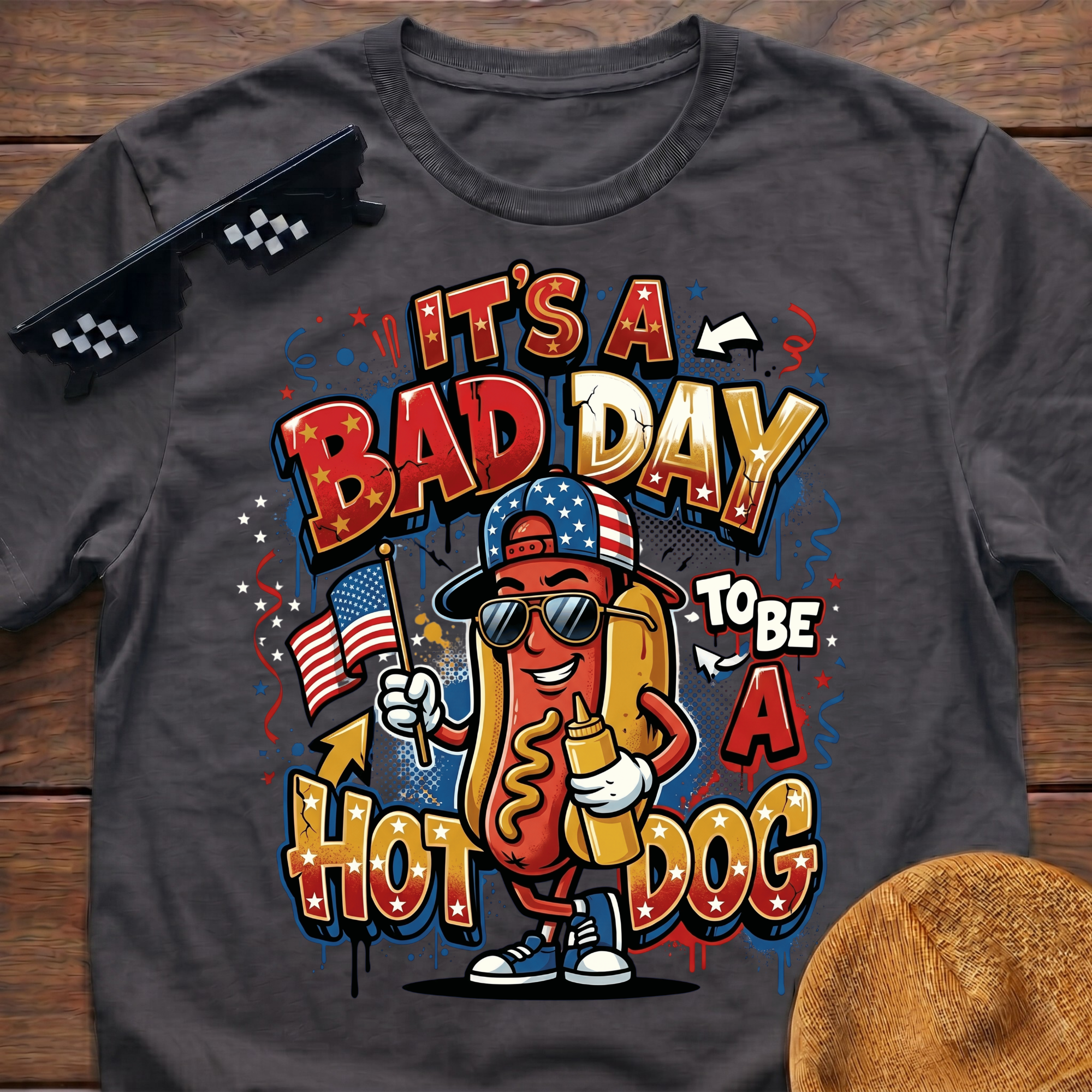 Bad Day To Be A Hot Dog T-Shirt