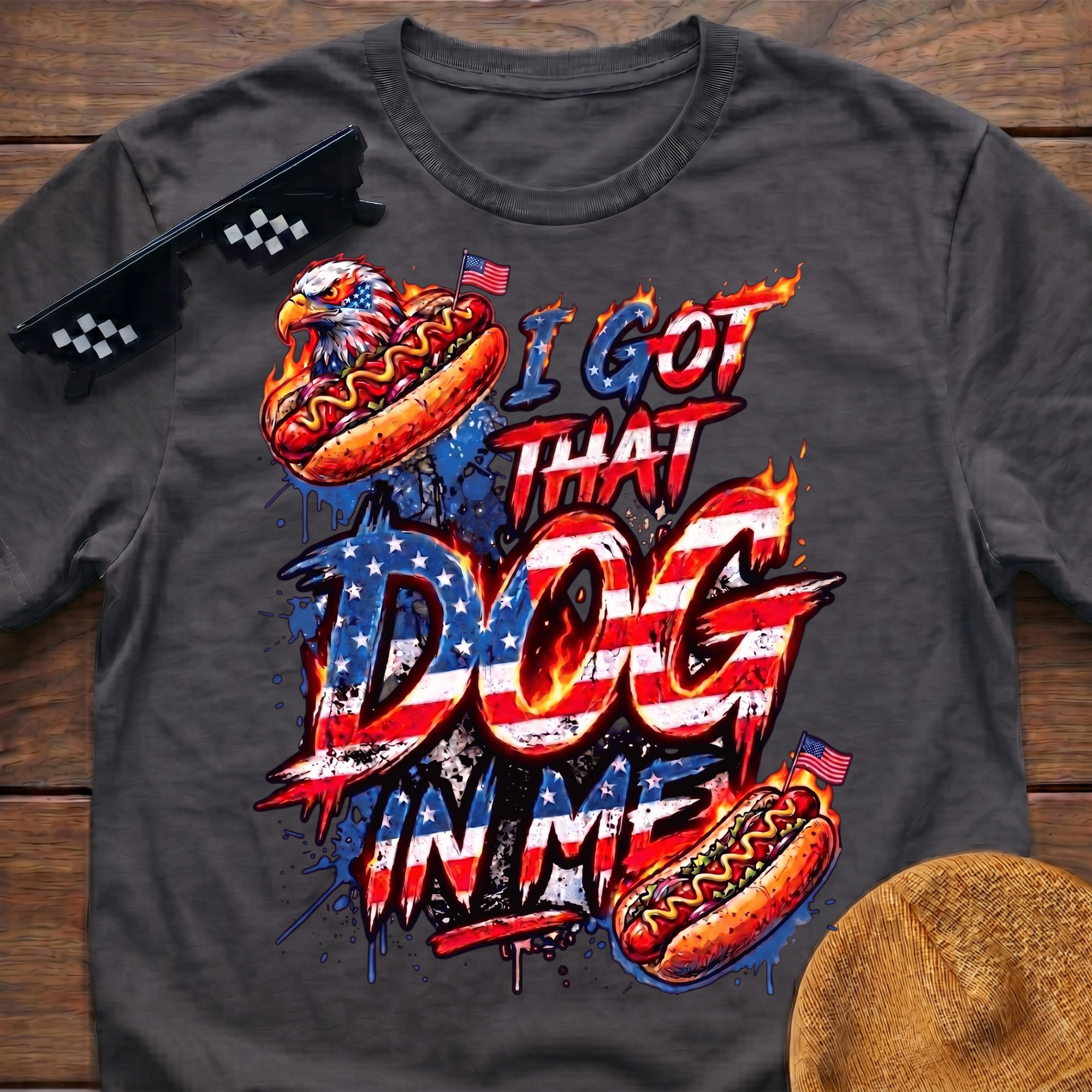 I Got That Dog In Me Funny Hot Dog T-Shirt
