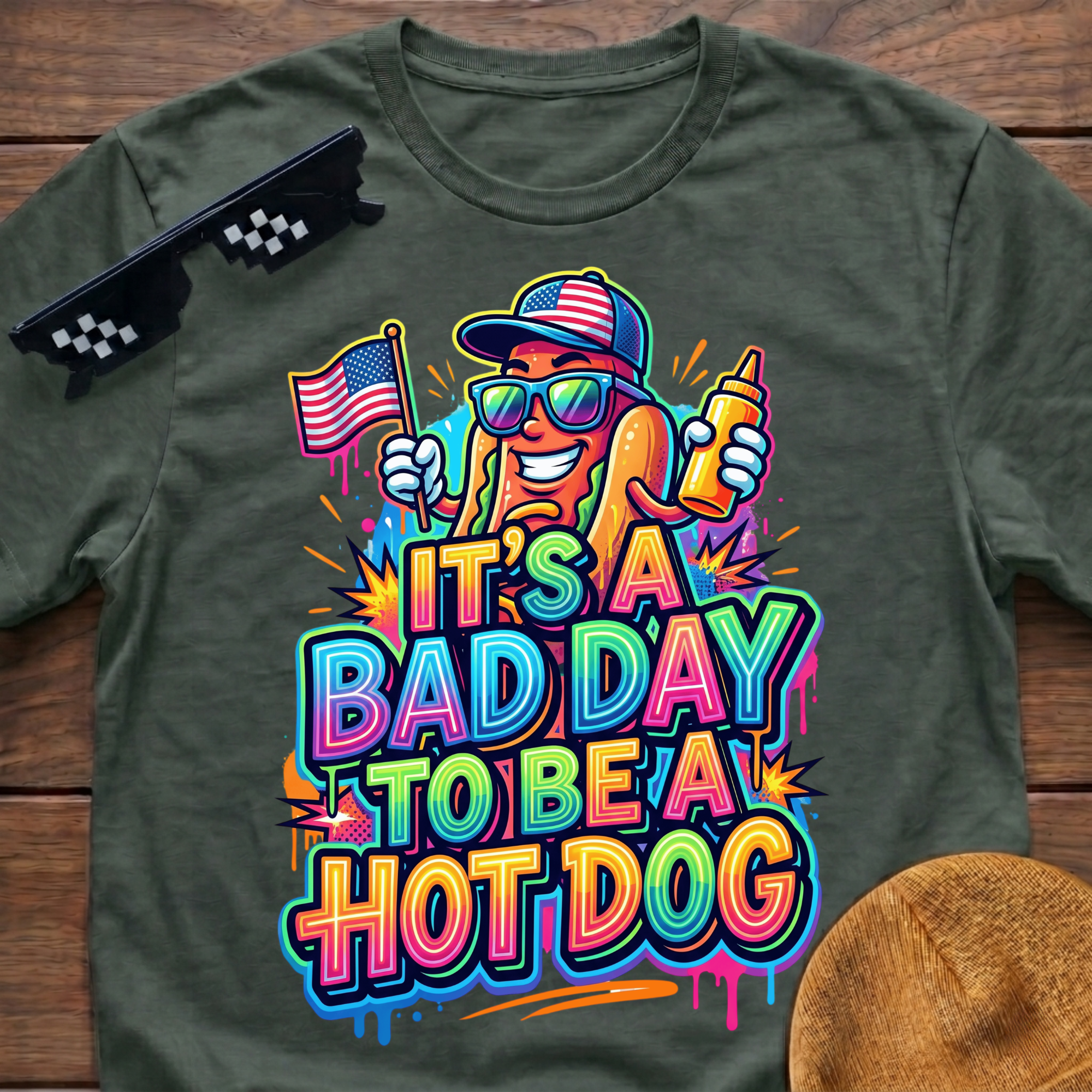Bad Day To Be A Hot Dog T-Shirt
