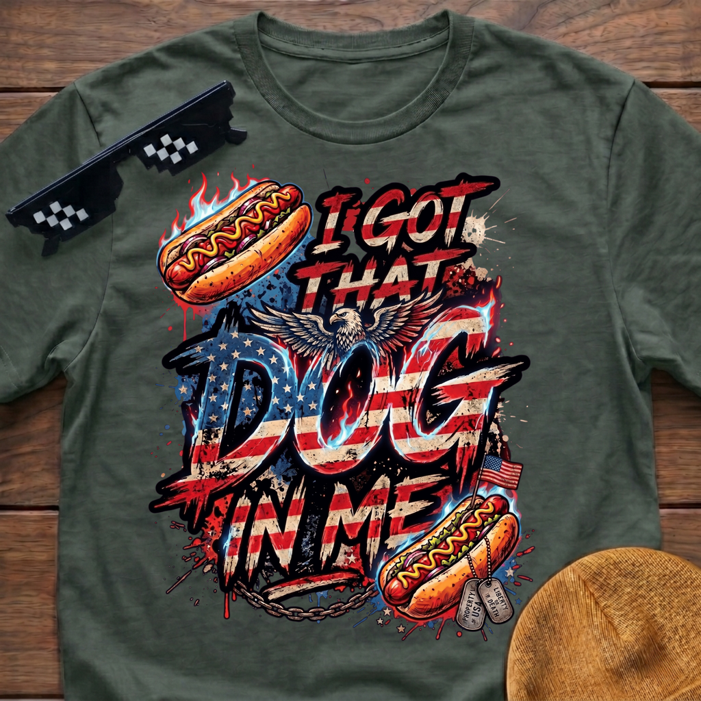I Got That Dog In Me Funny Hot Dog T-Shirt