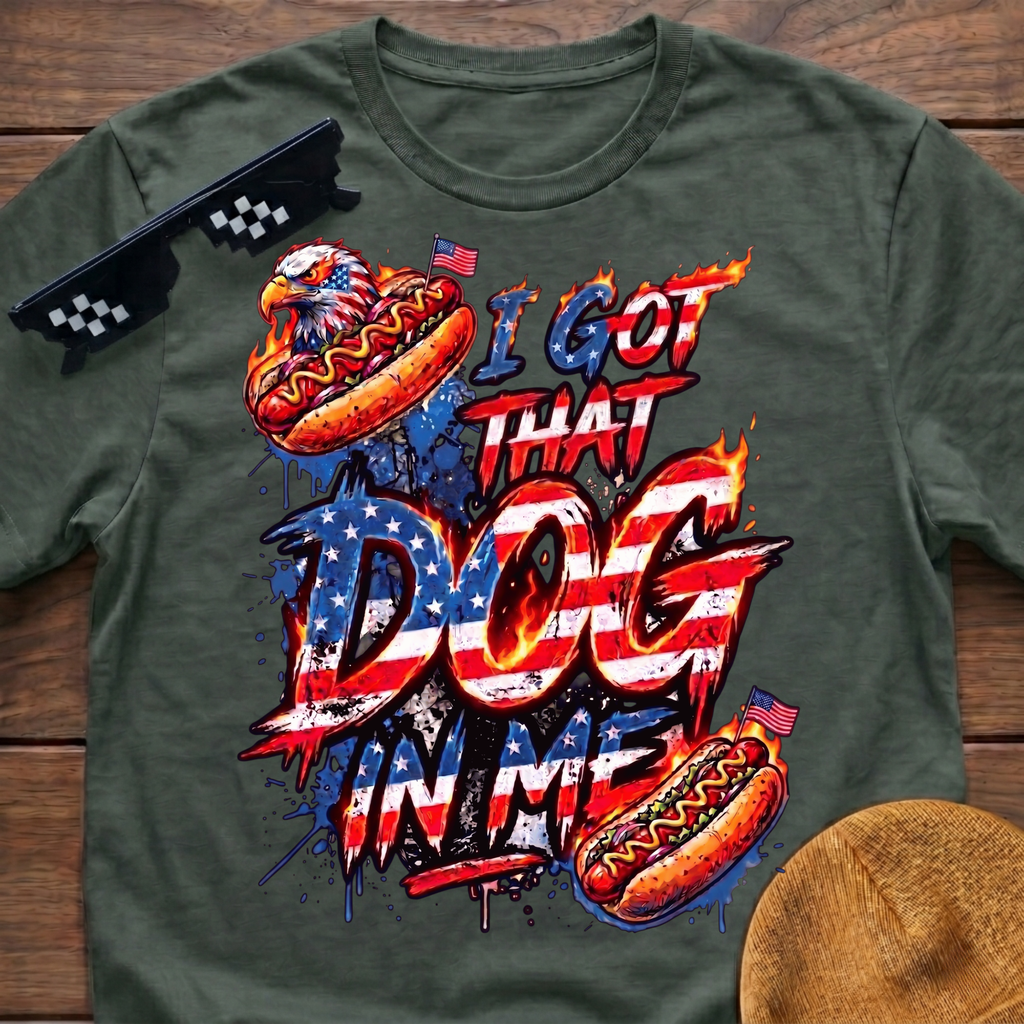 I Got That Dog In Me Funny Hot Dog T-Shirt