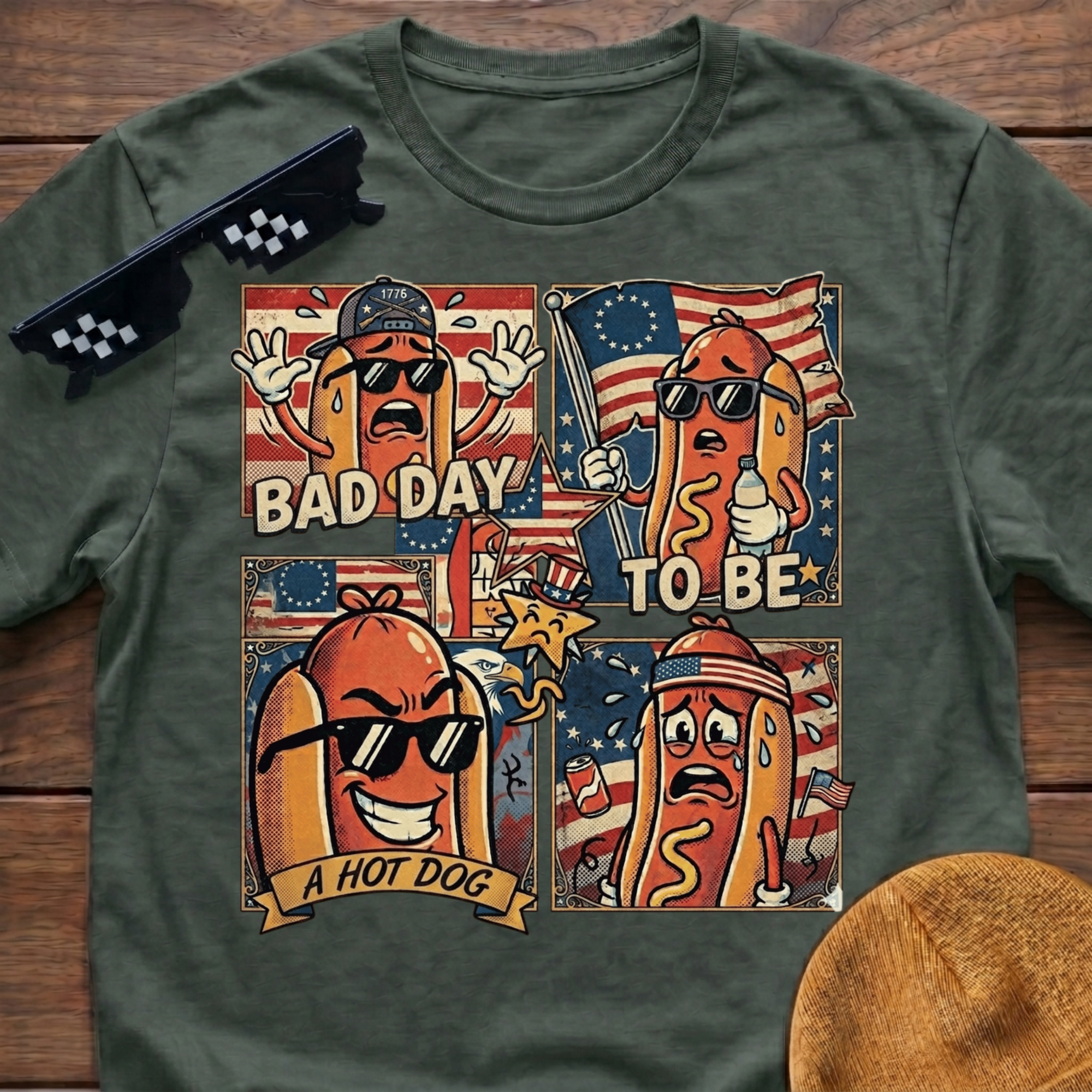 Bad Day To Be A Hot Dog T-Shirt