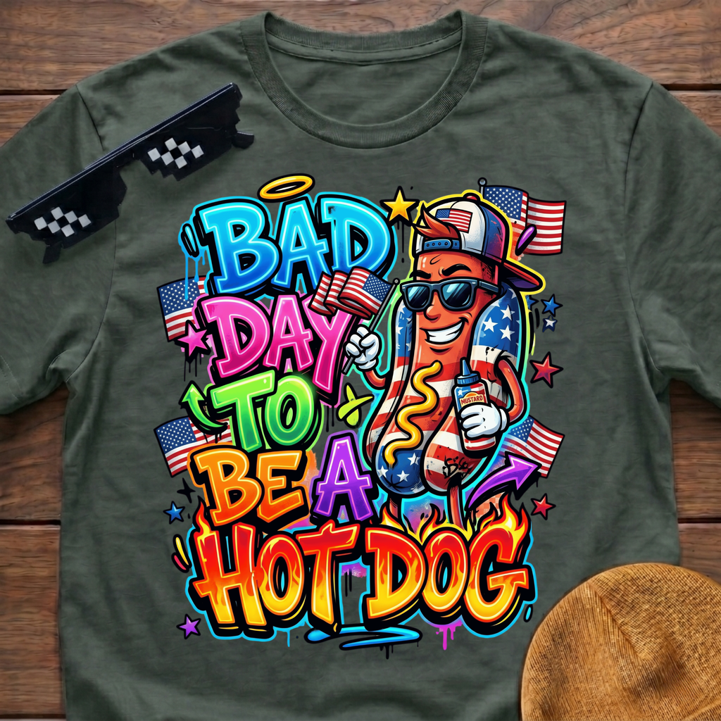 Bad Day To Be A Hot Dog T-Shirt
