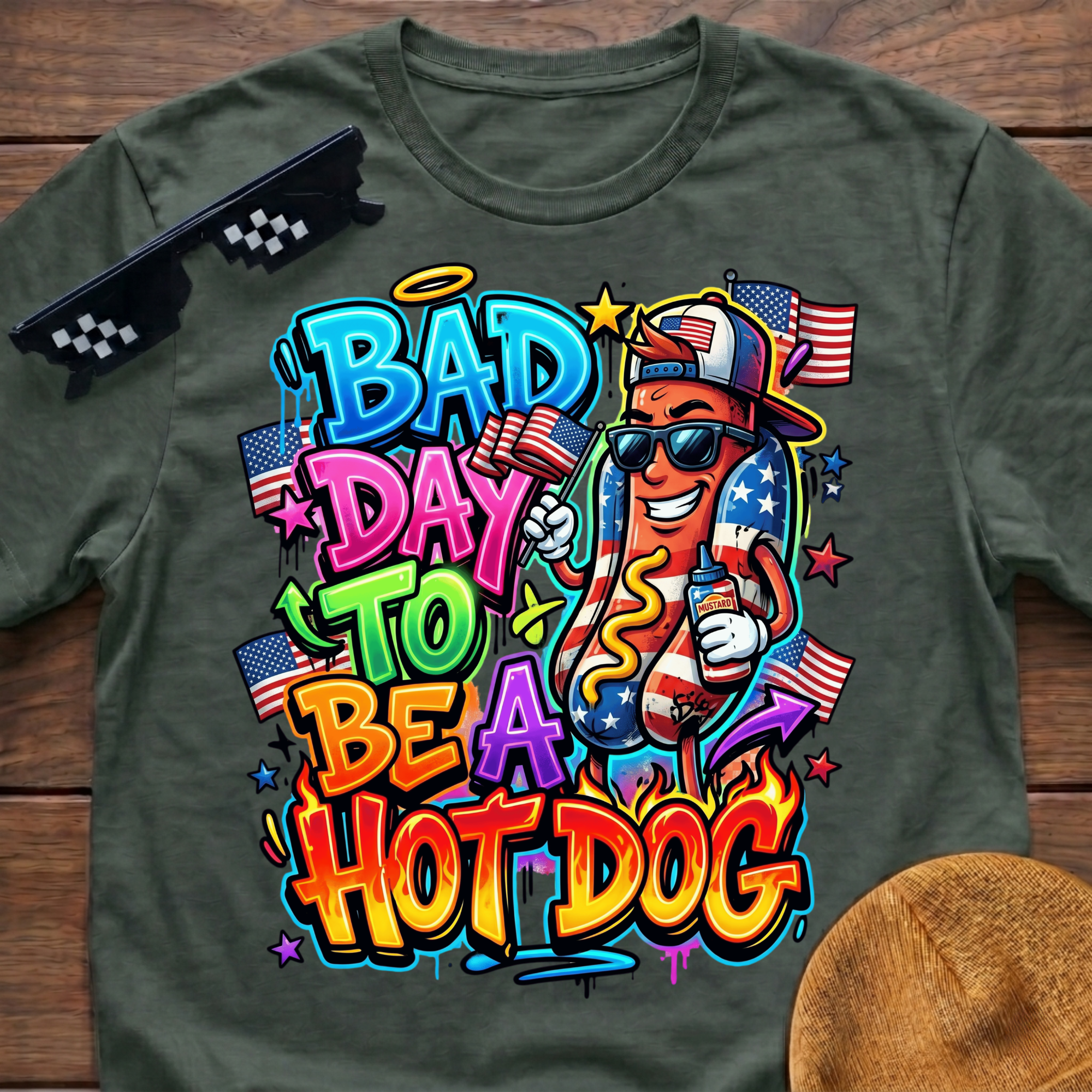 Bad Day To Be A Hot Dog T-Shirt