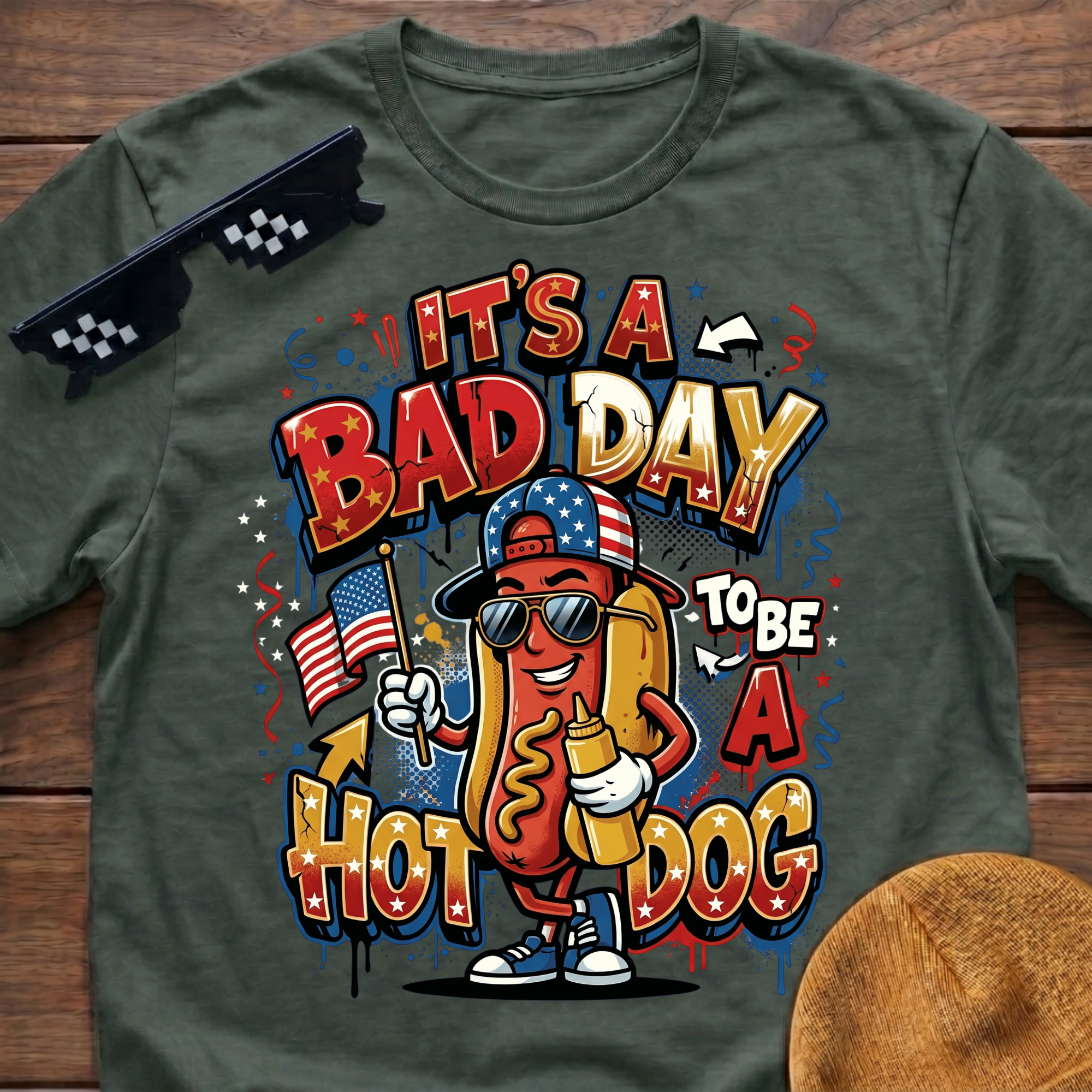 Bad Day To Be A Hot Dog T-Shirt
