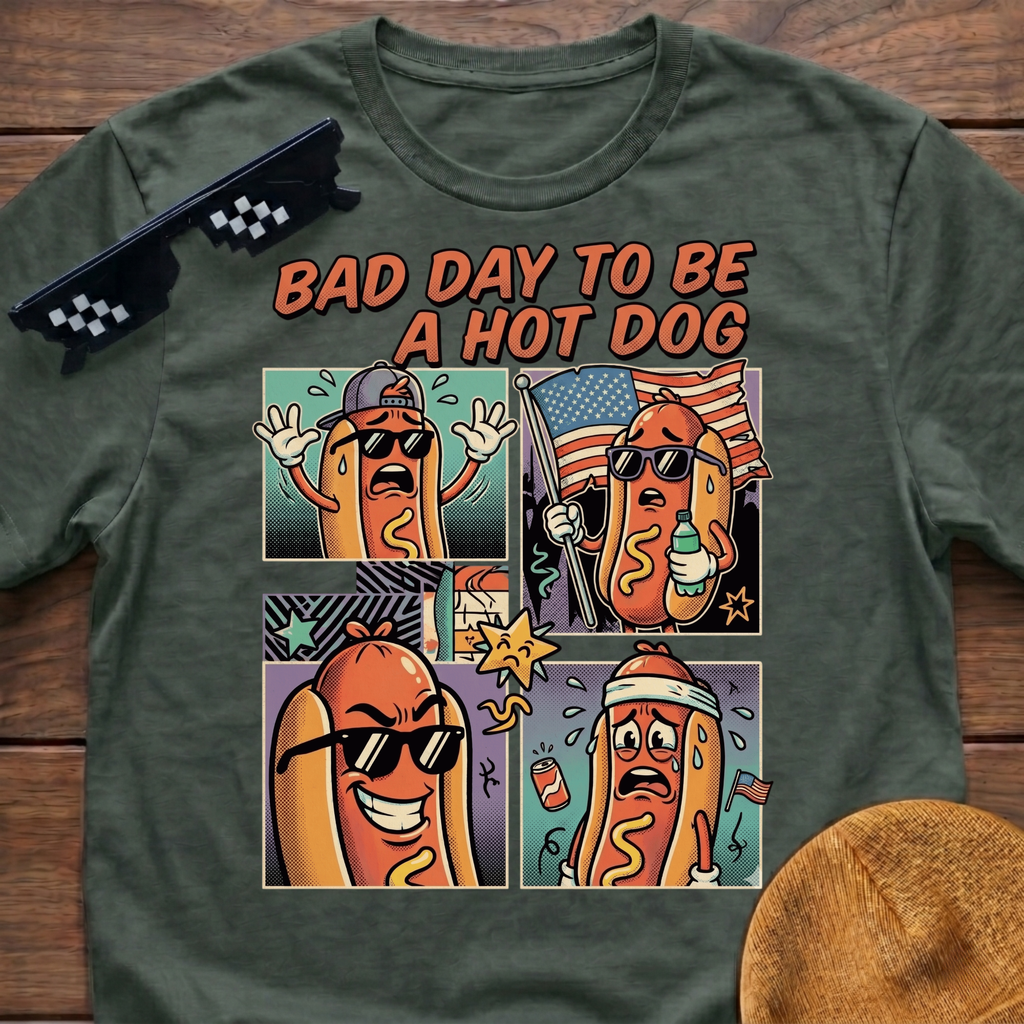 Bad Day To Be A Hot Dog T-Shirt
