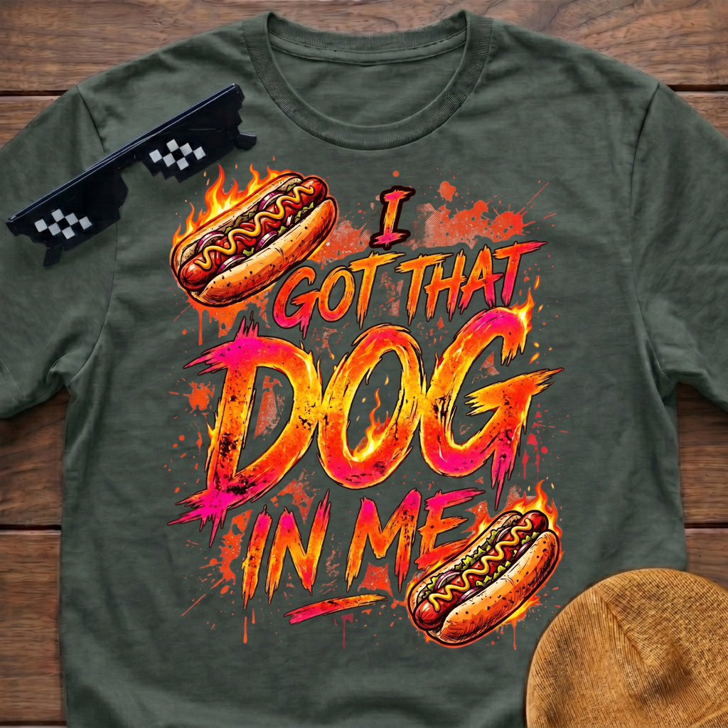 I Got That Dog In Me Funny Hot Dog T-Shirt
