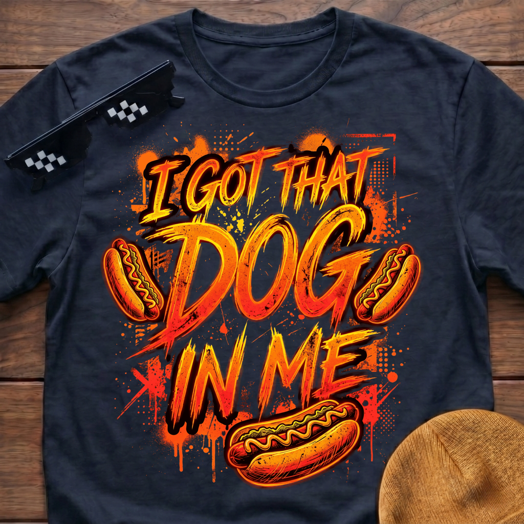 I Got That Dog In Me Funny Hot Dog T-Shirt
