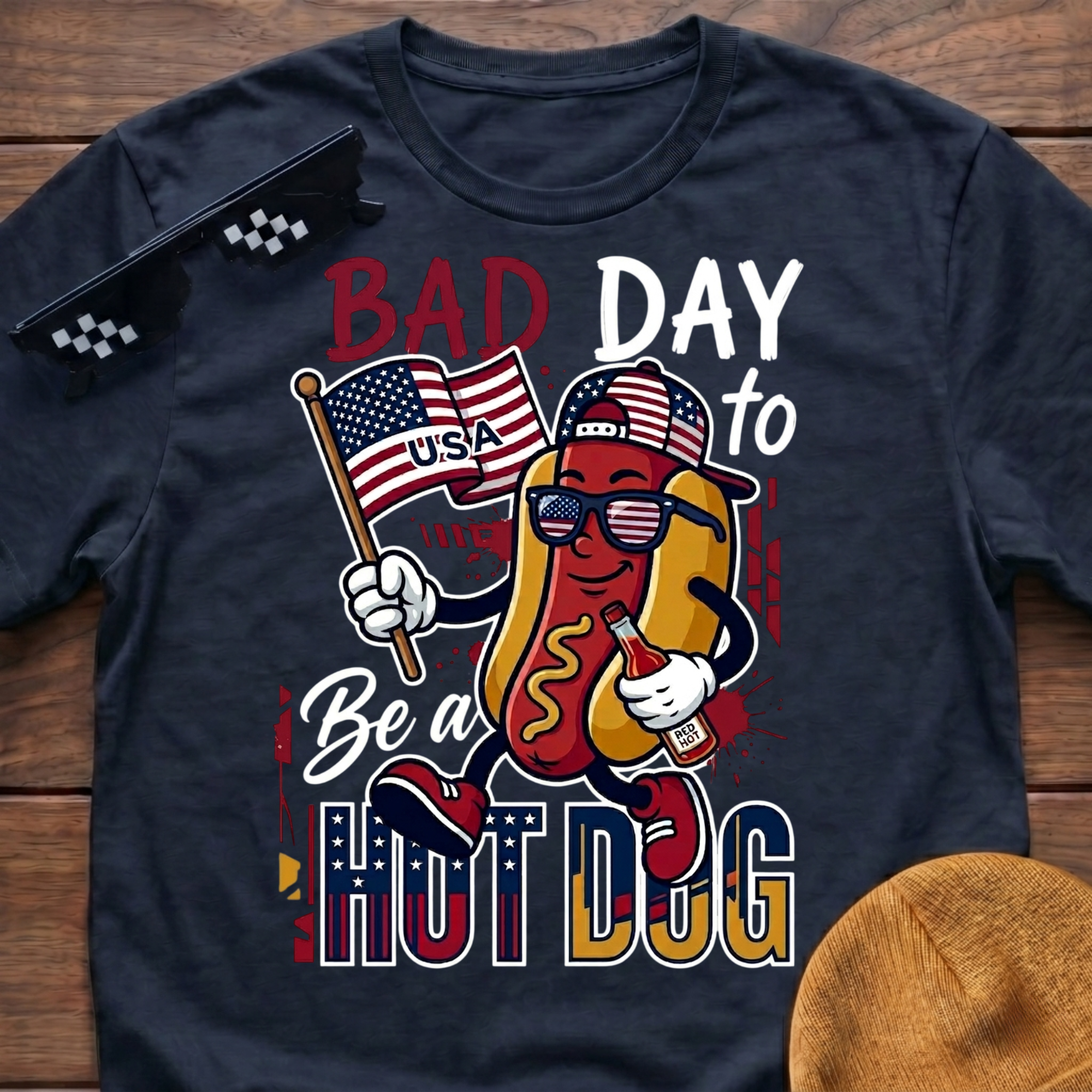 Bad Day To Be A Hot Dog T-Shirt