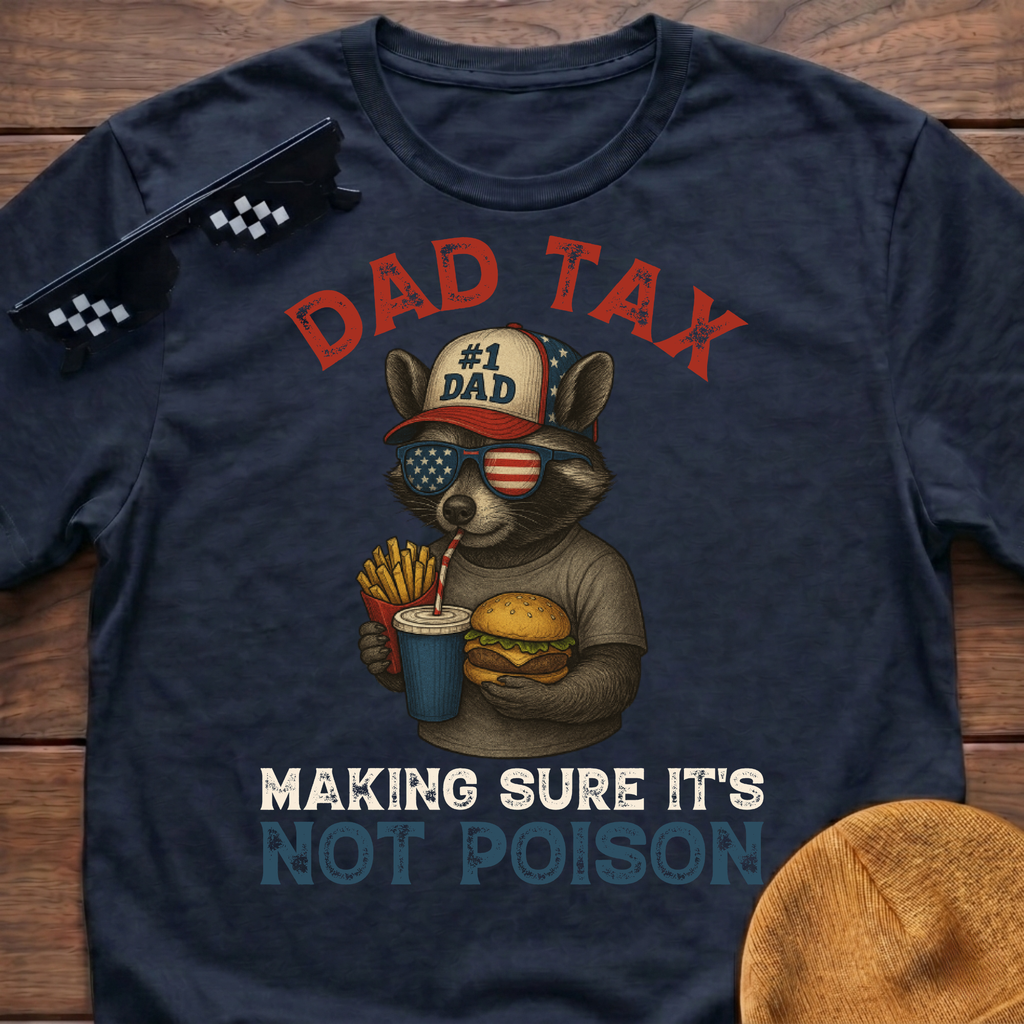Racoon Dad Tax Making Sure It's Not Poison T-Shirt