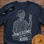 Skeleton Awesome Like My Kids T-Shirt