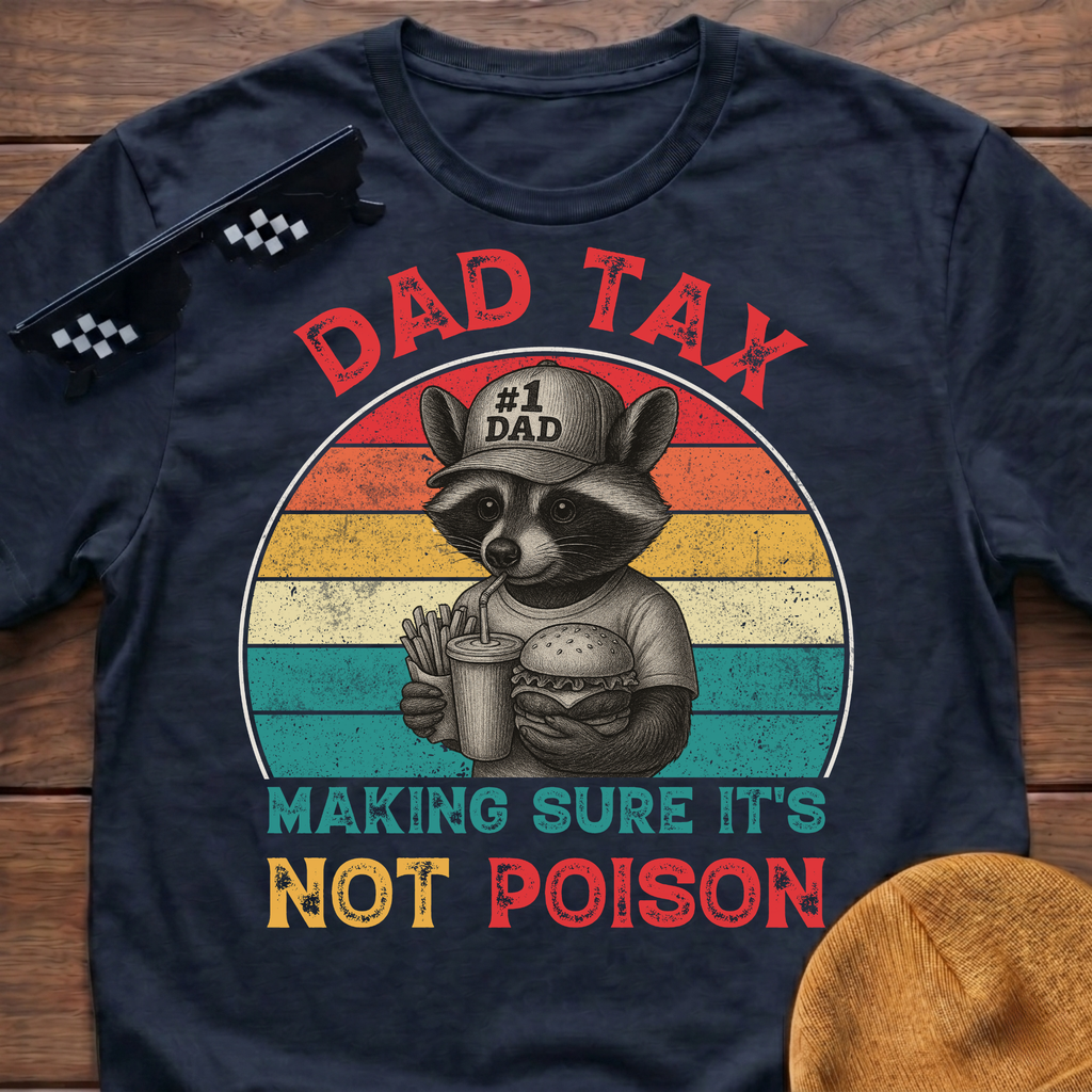 Racoon Dad Tax Making Sure It's Not Poison T-Shirt